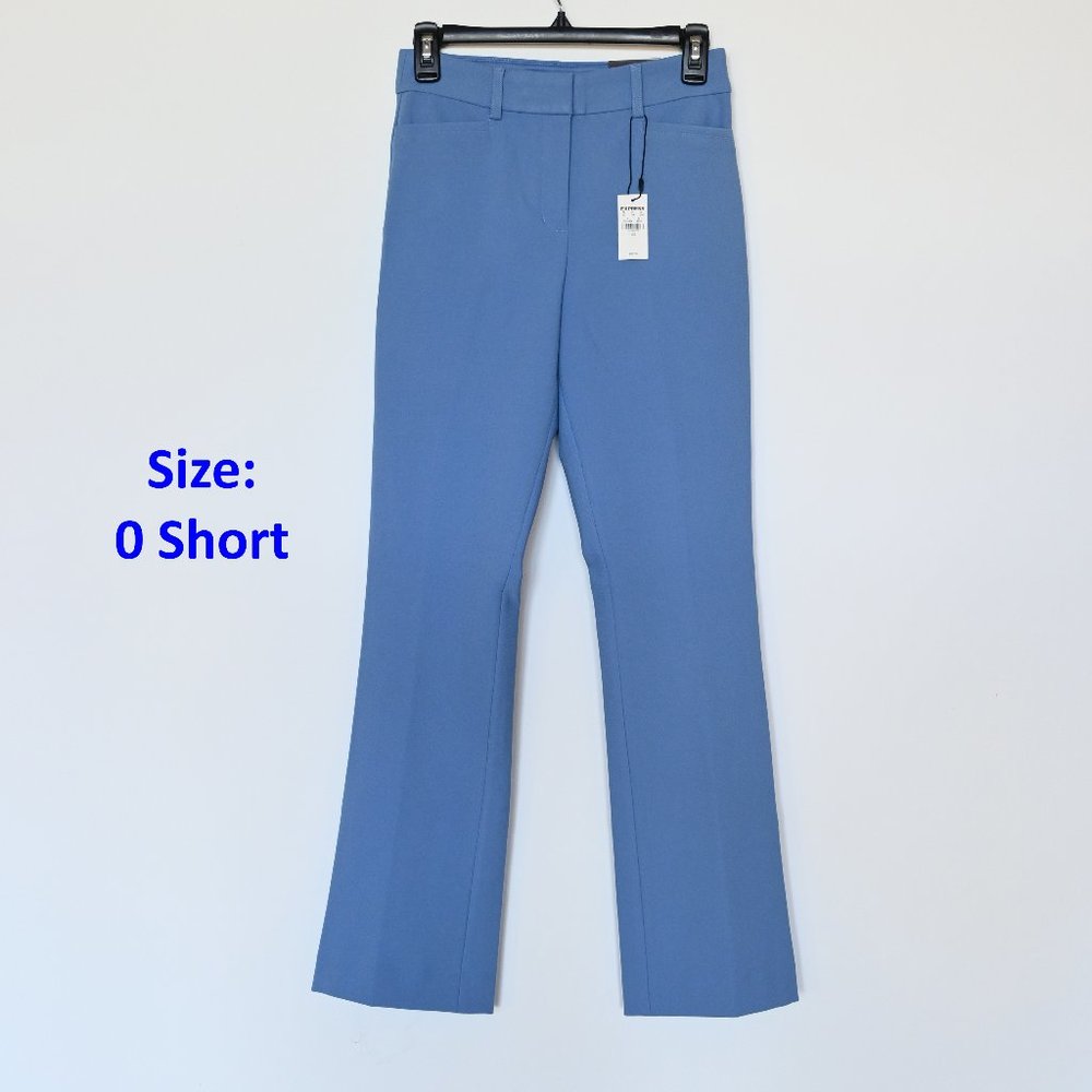 Express Light Blue Columnist Bootcut High Rise Pants *Size 0 Short*